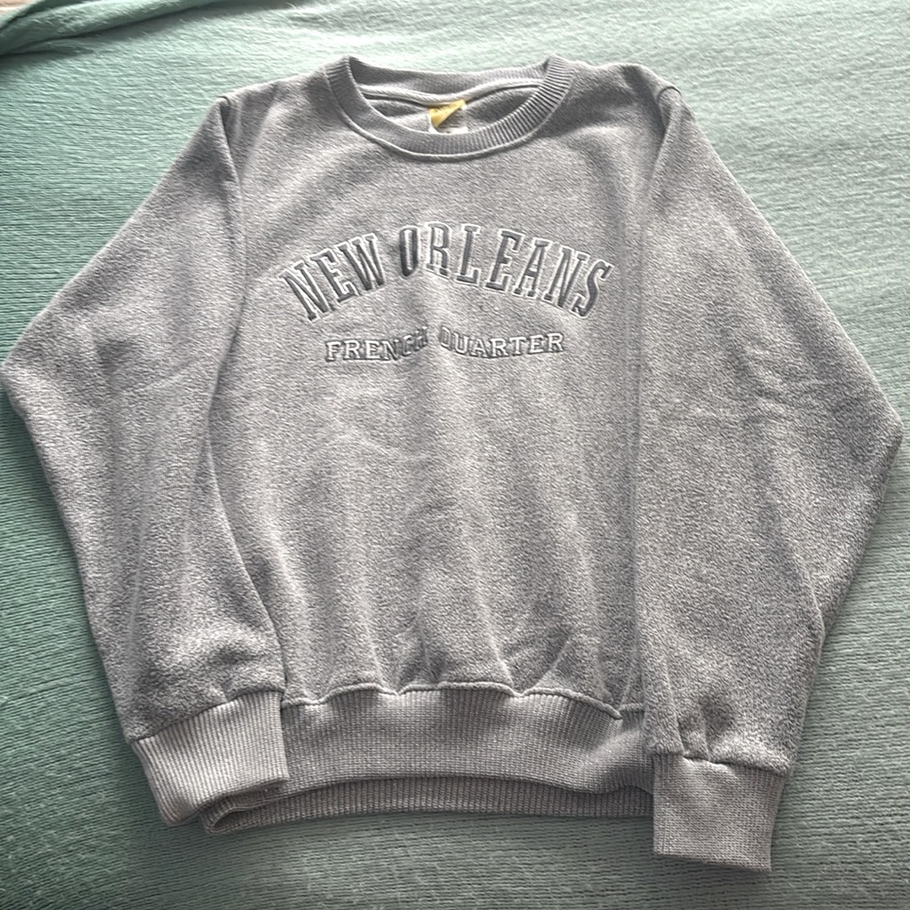 New Orleans French Quarterer NOLA Sweat Shirt Size S